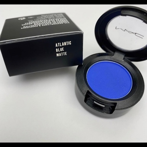 MAC Cosmetics Single Eyeshadow Atlantic Blue Matte BNIB - Picture 3 of 7